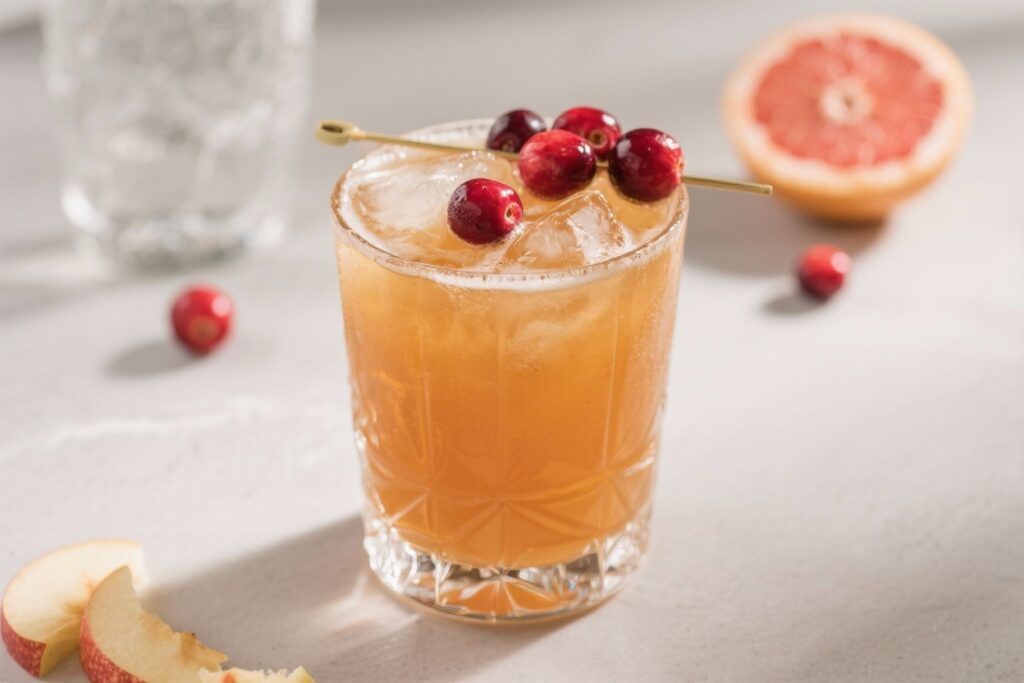 Cranberry Apple Cider Cocktail Slaps