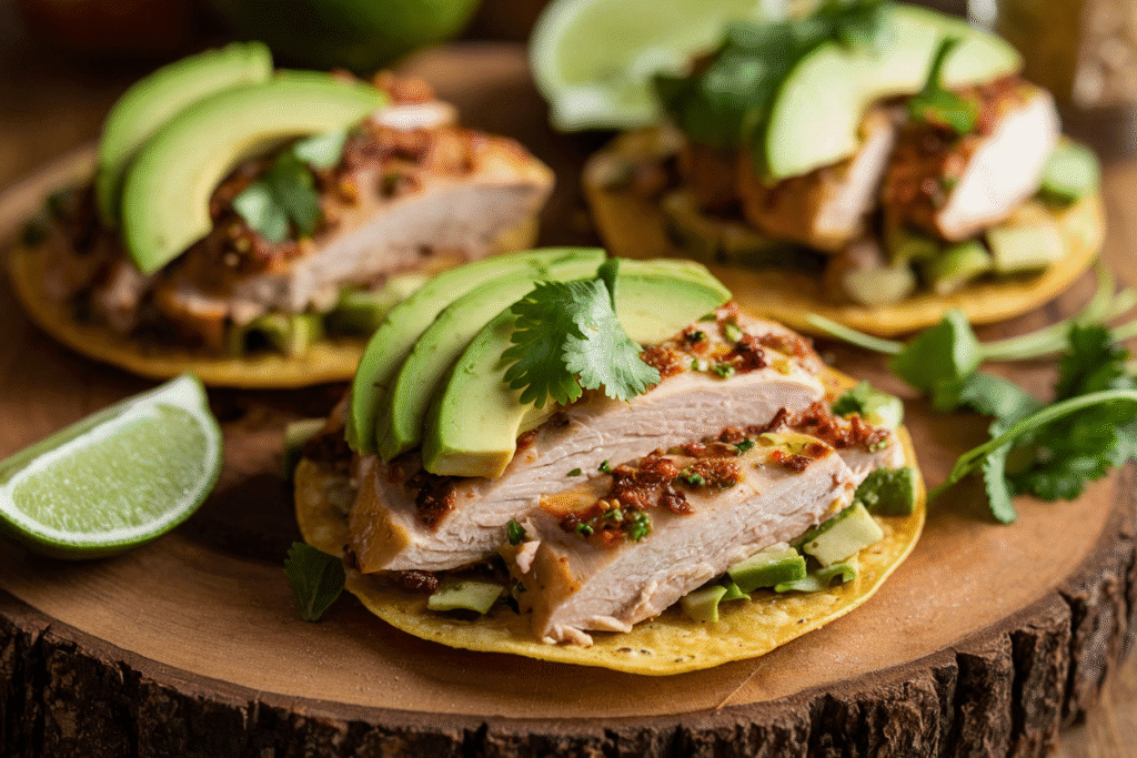 Rotisserie Chicken Tostadas