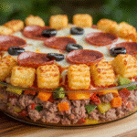 Pizza Tater Tot Casserole 2 Pizza Tater Tot Casserole