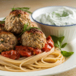 Greek Turkey Meatballs with Tzatziki: The High-Flavor, Low-Drama Dinner Everyone Fights Over 1 Greek Turkey Meatballs with Tzatziki