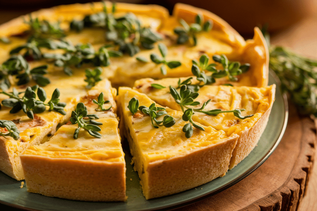 Egg White Frittata Slices
