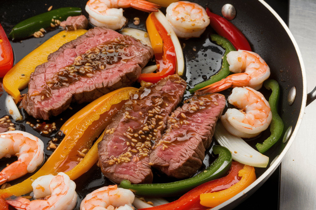Steak and Shrimp Stir Fry