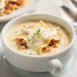 This Creamy White Alfredo Lasagna Soup Recipe Will Ruin Regular Pasta For You (In the Best Way) 3 Creamy Alfredo Lasagna Soup Recipe