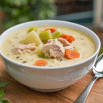 Creamy Chicken Vegetable Soup