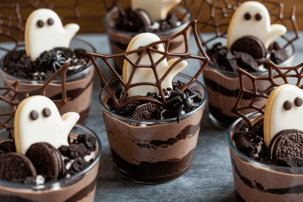 Halloween Snacks for Kids Dirt Cups