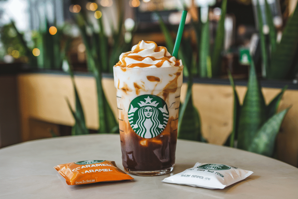 Caramel Vanilla Iced Coffee