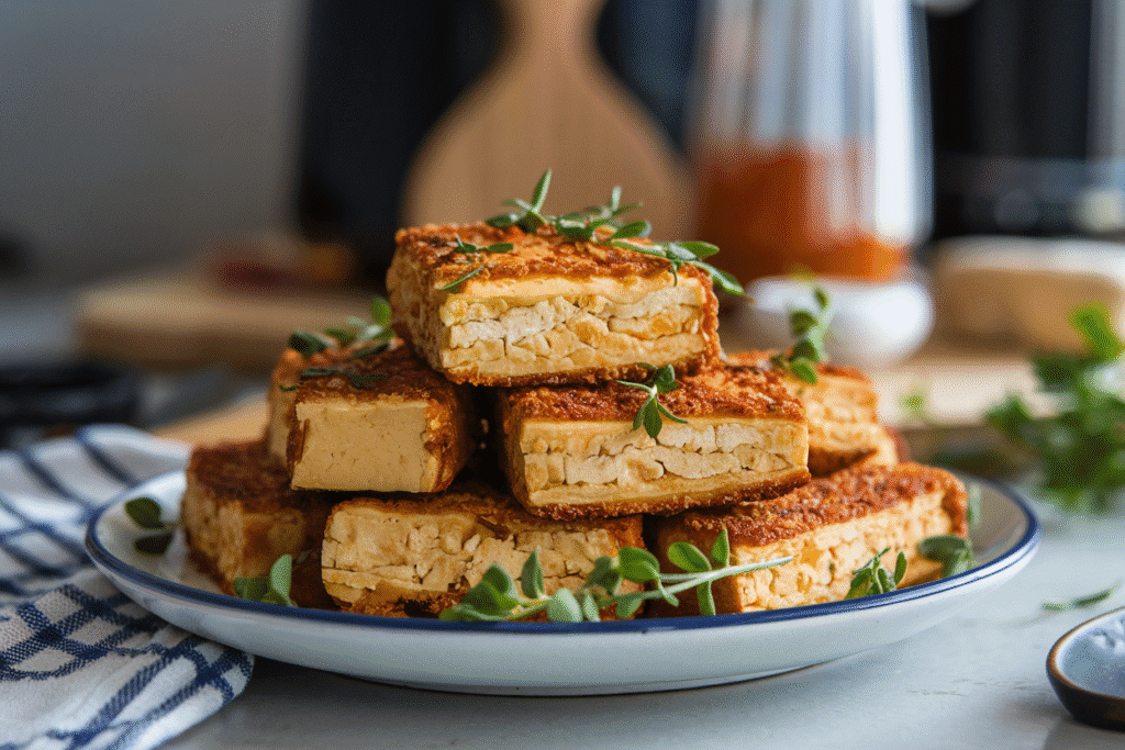 Air Fryer Tofu Nuggets