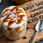 Easy Salted Caramel Iced Coffee