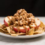 Caramel Apple Nachos with Peanut Butter Drizzle 4 Caramel Apple Nachos