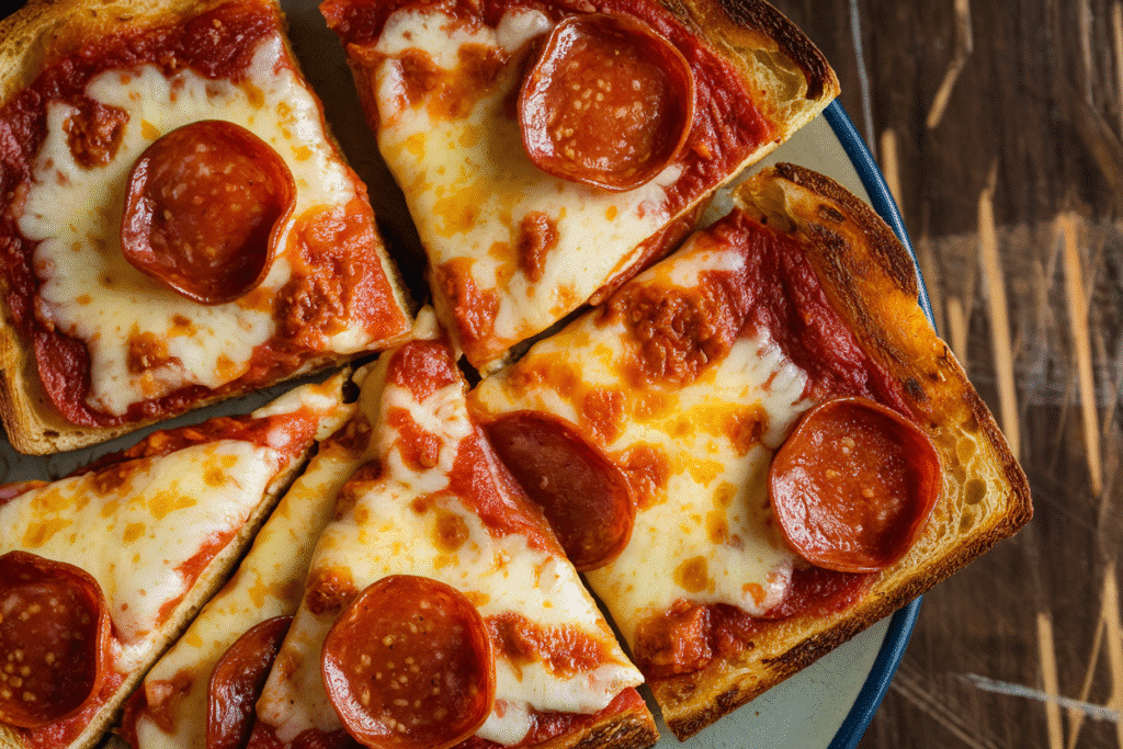 Air Fryer Pizza toast
