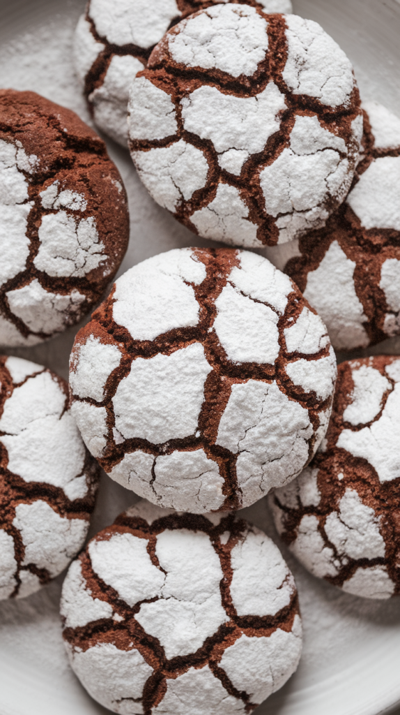15 Easy Christmas Cookie Recipes Anyone Can Bake (Fast, Festive, Foolproof) 4 Chocolate Crinkle Cookies