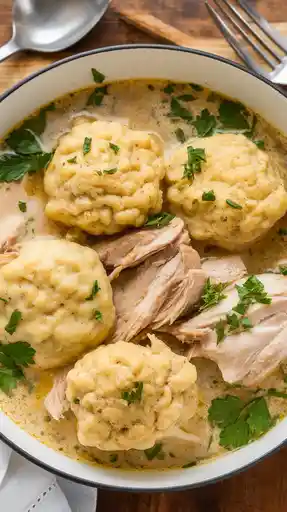Homemade Chicken and Dumplings