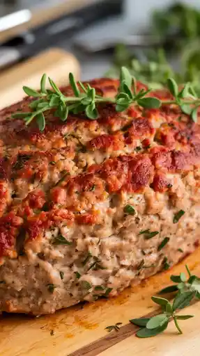 Keto Almond Flour Meatloaf