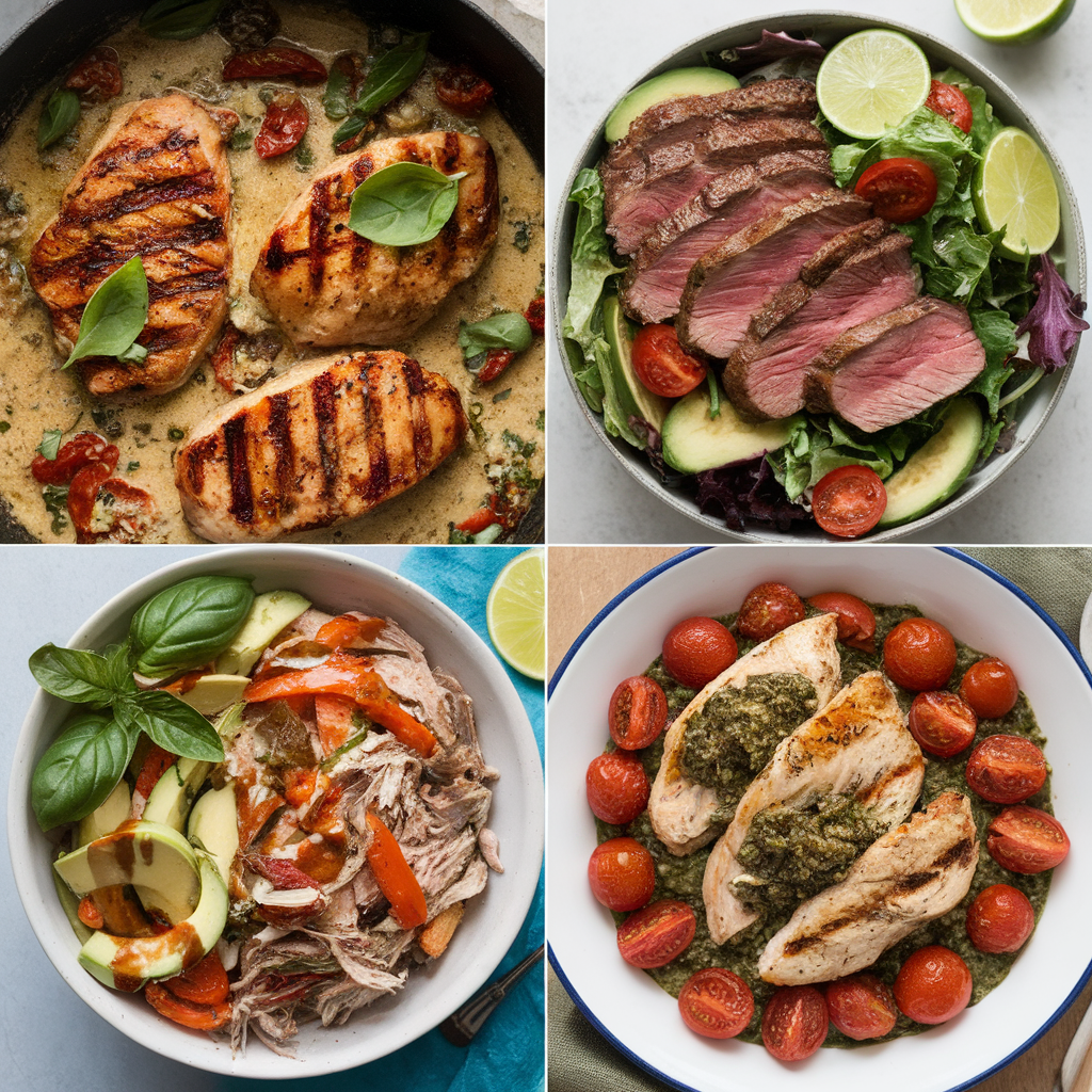 Low Carb High Protein Recipes Under 500 Kcal
