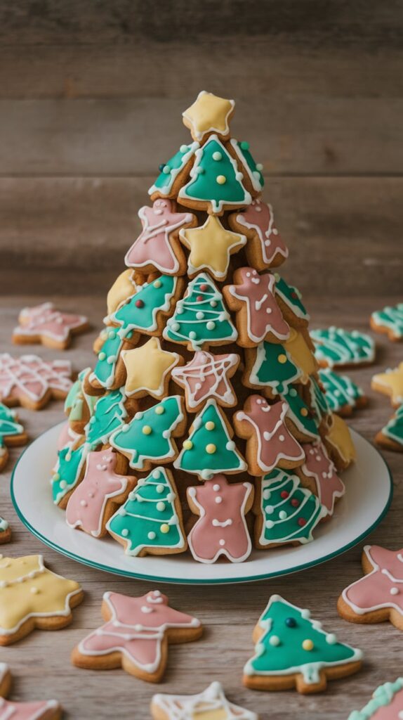 11+ Christmas Tree Decorated Cookies So Cute You'll Almost Feel Bad Eating Them 9 3D Christmas Tree