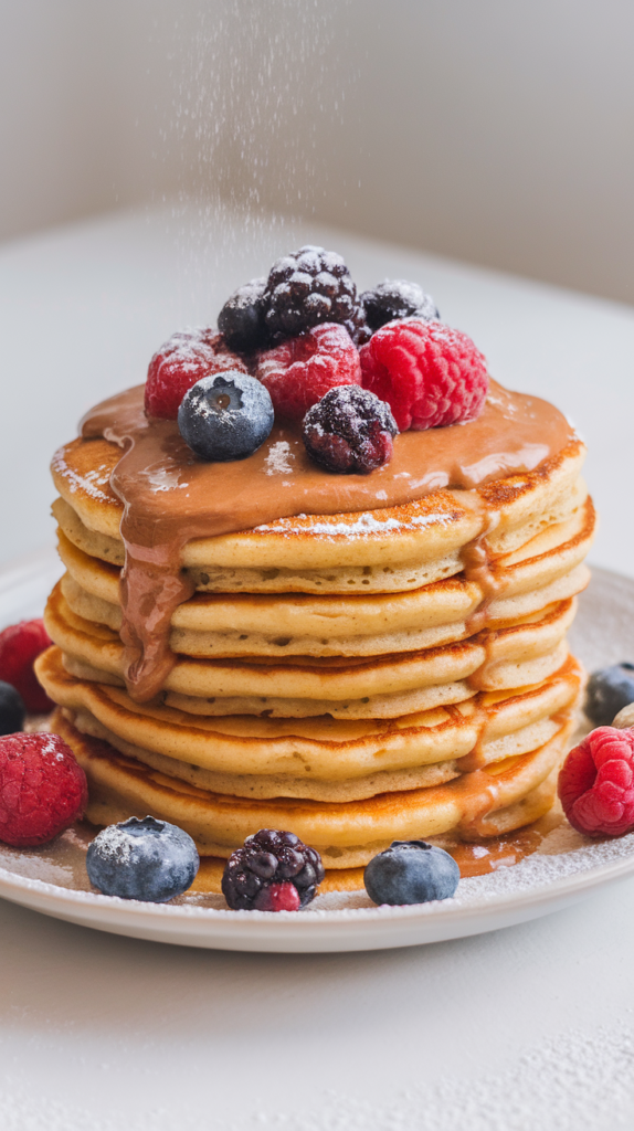 Almond Butter Power Pancakes