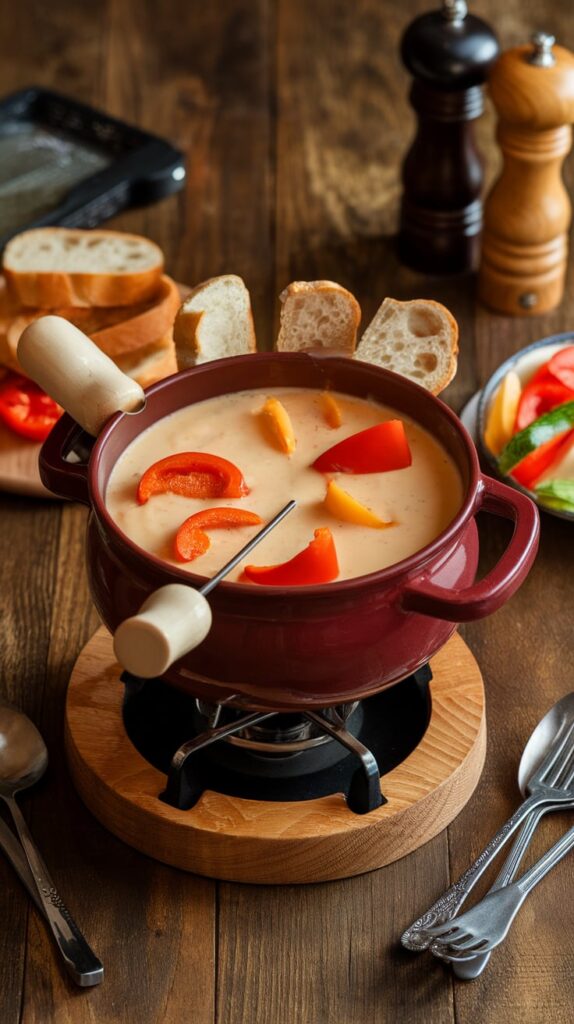 21 Cheese Fondue Dippers That'll Turn Your Party into a Melty Dream 18 Bell Pepper Chunks