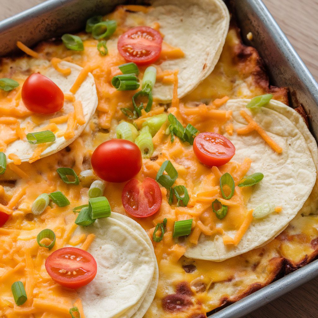 Breakfast Casserole with Tortillas