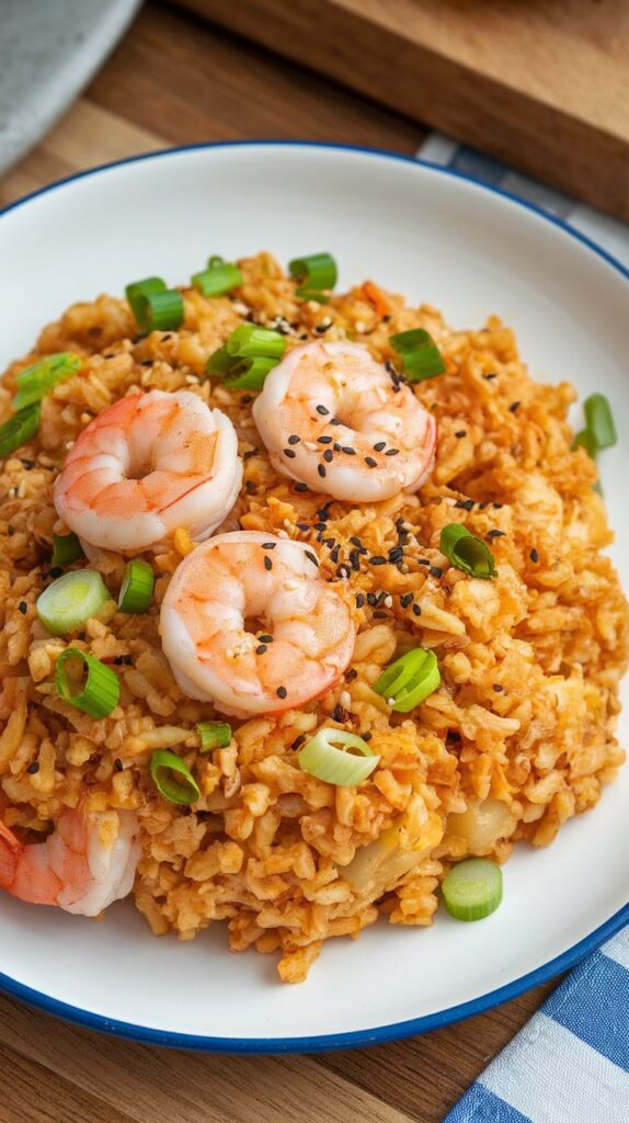 13+ High Protein Low Carb Lunches That'll Actually Keep You Full at Work 8 Cauliflower Fried Rice with Shrimp