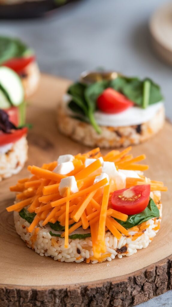 60 Rice Cake Toppings Ideas for Healthy Snack Inspiration 33 Cheese Based