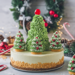No-Bake Little Debbie Christmas Tree Cheesecake