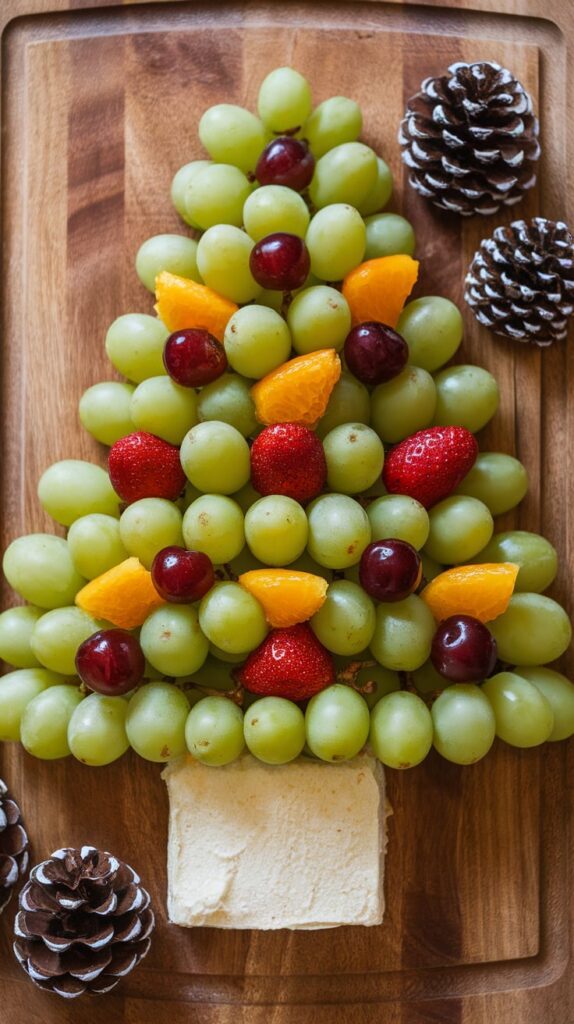 21 Kid-Friendly Christmas Appetizers That'll Actually Get Eaten 12 Christmas Tree Fruit Platter