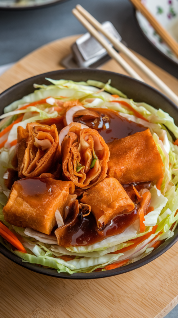 13+ High Protein Low Carb Lunches That'll Actually Keep You Full at Work 4 Egg Roll in a Bowl