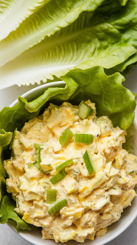 Egg Salad Lettuce Wraps