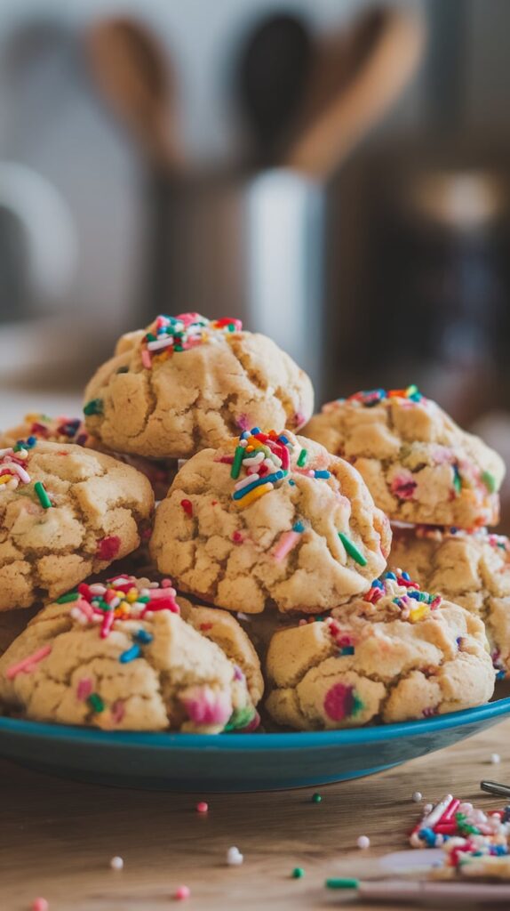 Funfetti Thick Cookies