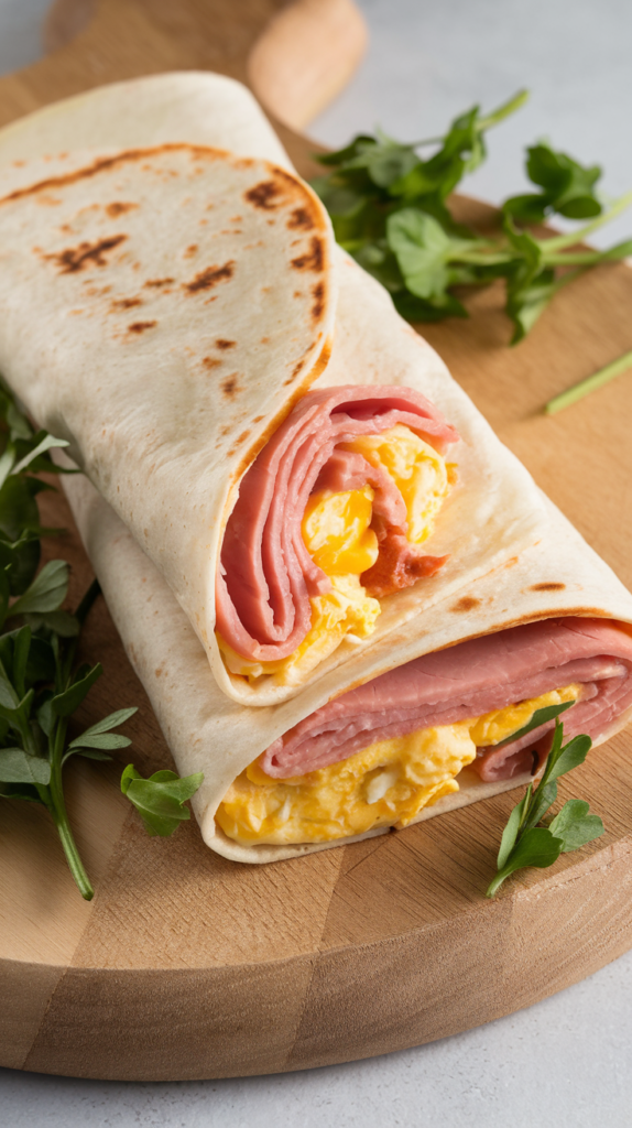 Ham Egg Swiss Morning Wrap