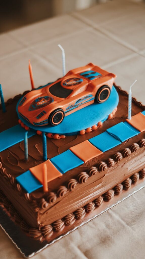 11 Hot Wheels Birthday Cake Ideas That'll Make You the MVP of Party Planning 6 Hot Wheels Loop de Loop