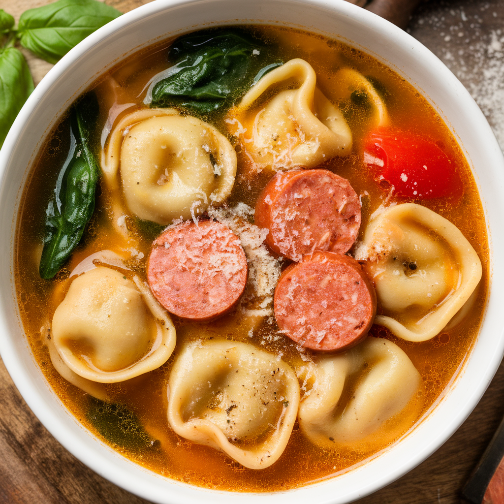 Italian Sausage Tortellini Soup Recipe