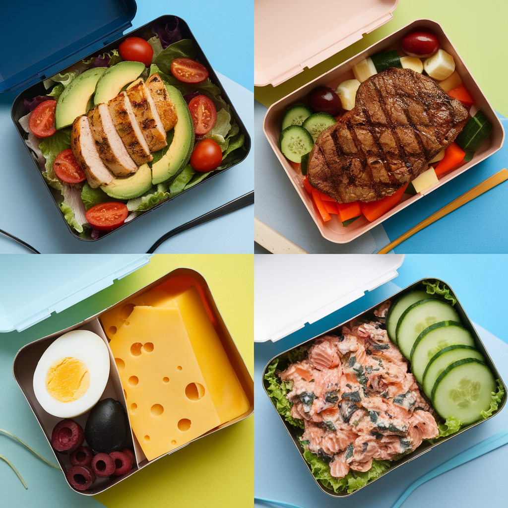 Low-Carb, High-Protein Lunch Boxes