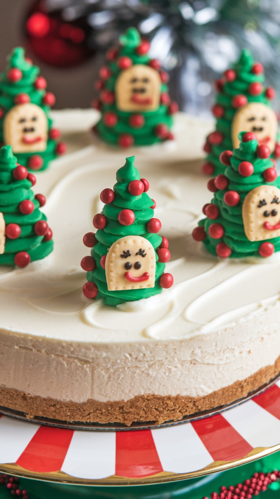 No-Bake Little Debbie Christmas Tree Cheesecake 2 No Bake Little Debbie Christmas Tree Cheesecakes