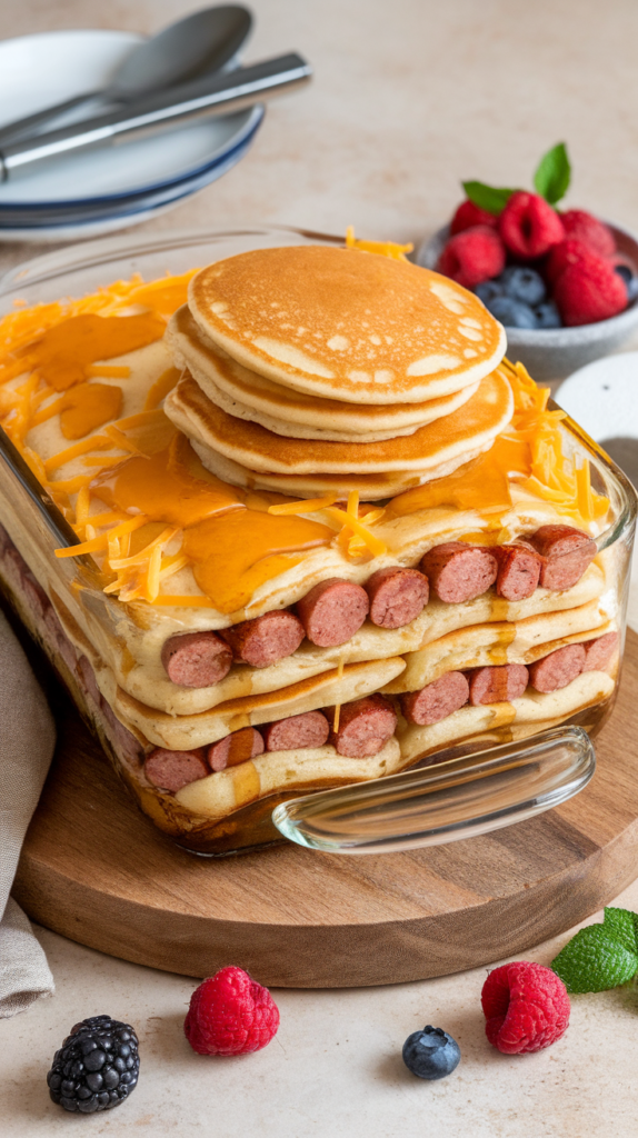 Overnight Sausage Pancake
