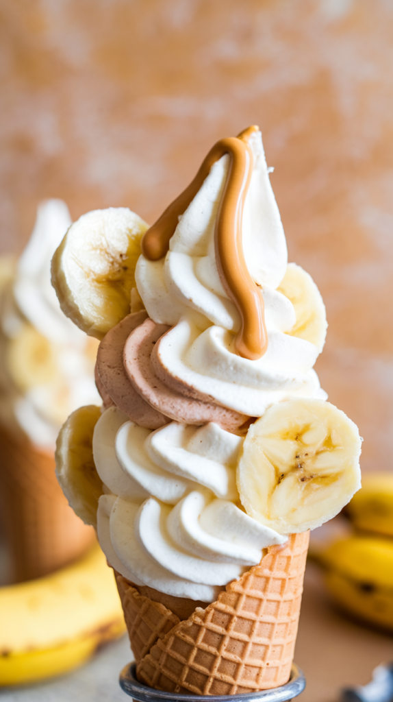 13 High-Protein Ice Cream & Frozen Dessert Recipes 7 Peanut Butter Banana Protein Soft Serve