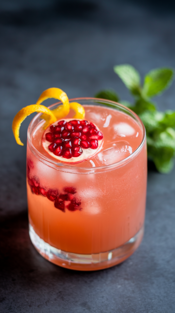 Pomegranate Citrus Sparkler