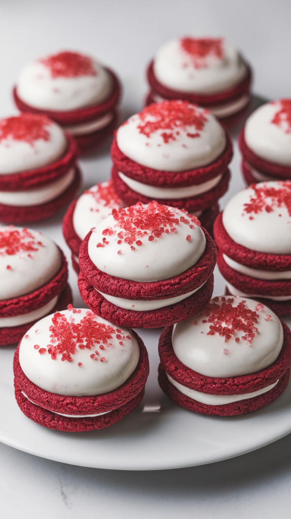 Red Velvet Thick Cookies