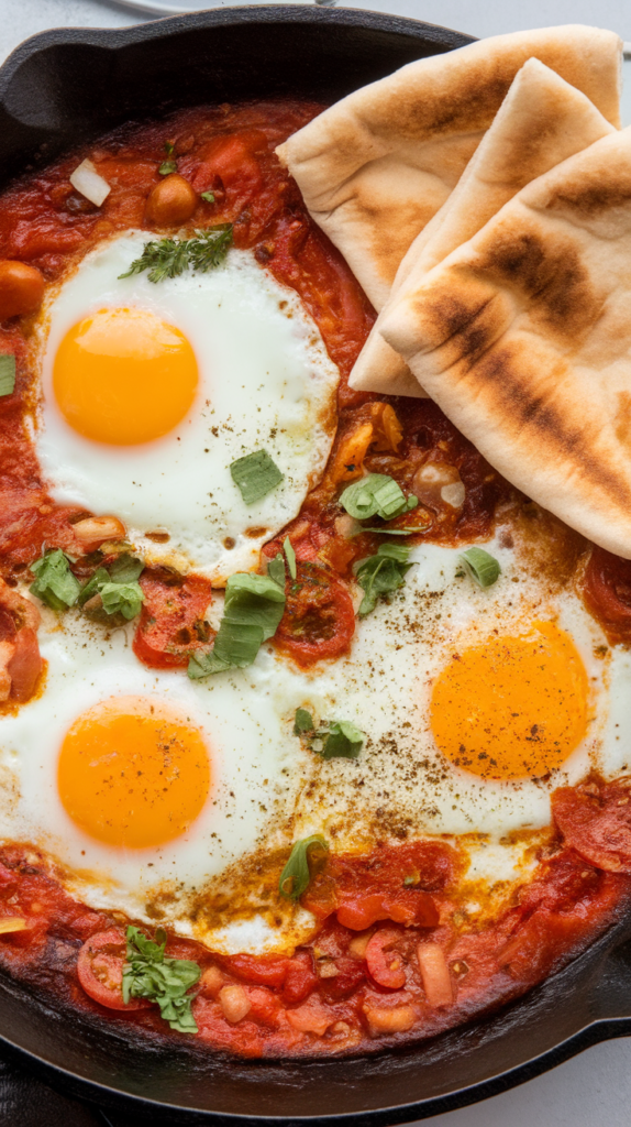 Shakshuka with Extra Eggs