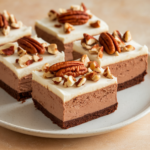 German Chocolate Cheesecake bars