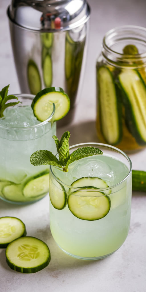10 Cucumber Vodka Drinks That'll Make You the Hero of Every Summer Party 9 Cucumber Vodka Gimlet
