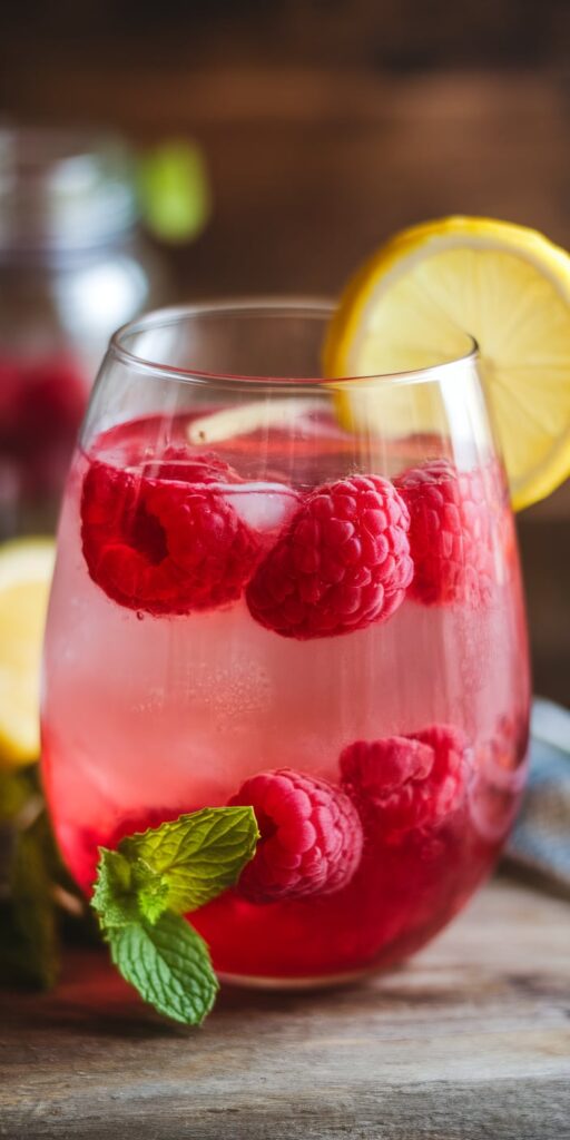 Raspberry Lemonade Without the Sugar