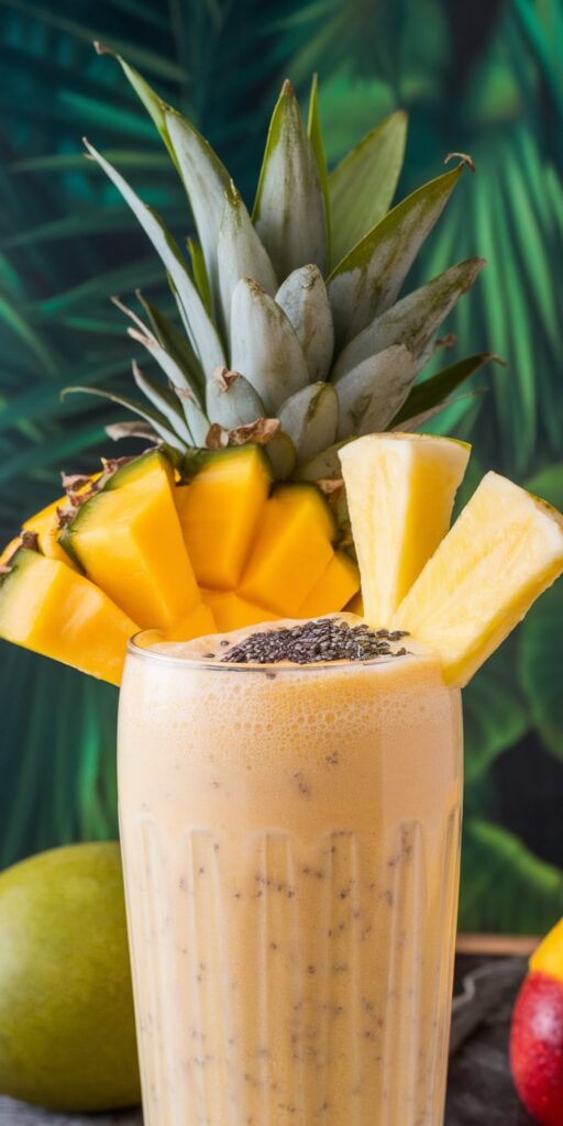 13 Low-Calorie Smoothie Recipes for Clean Eating & Fat Loss 3 Tropical Paradise Slimdown
