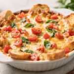 Cheesy Tomato Basil Bruschetta Bake (Party Dip Style) 1 Bruschetta Bake