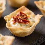Creamy Sun-Dried Tomato Wonton Cups 2 Wonton Cups