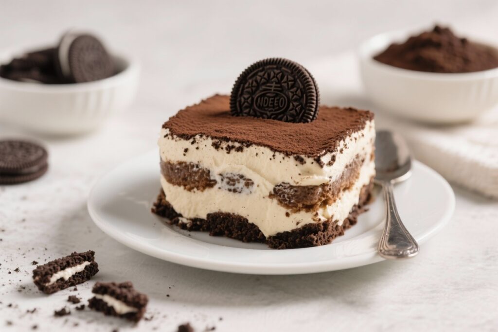 Easy Vegan Oreo Tiramisu