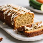 Zucchini Carrot Spice Loaf with Cream Cheese Drizzle 3 Zucchini Carrot Spice