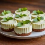 Andes Mint Mini Cheesecakes