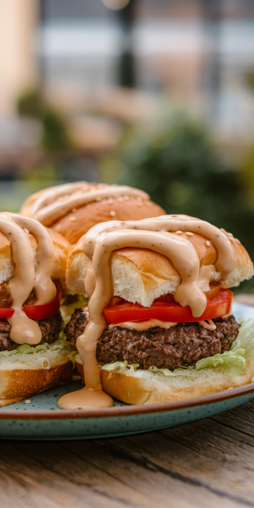 Big Mac Inspired Special Sauce Sliders