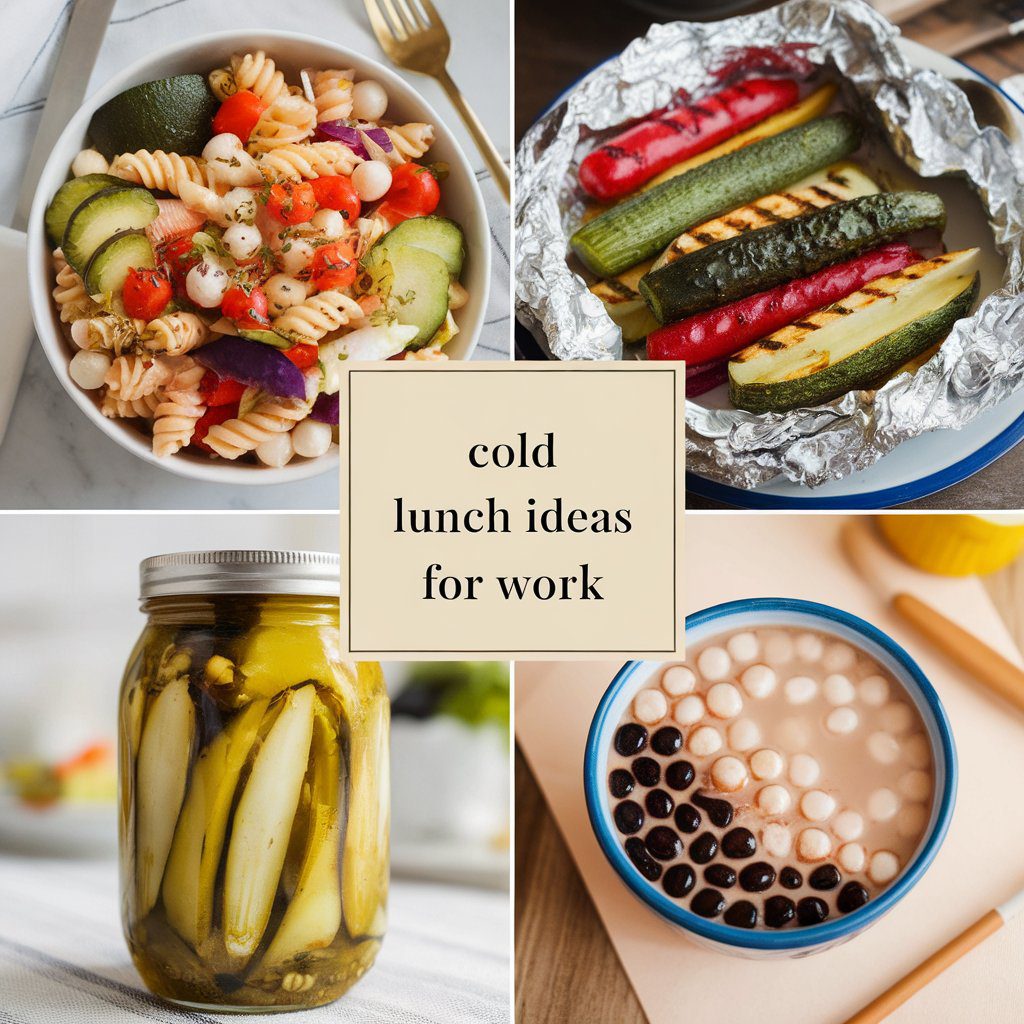 Cold Lunch Ideas for Work